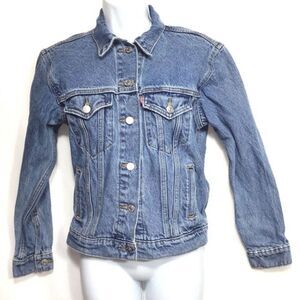 Womens Levis Jacket Size XS Button Denim Trucker/Jeans/Vintage